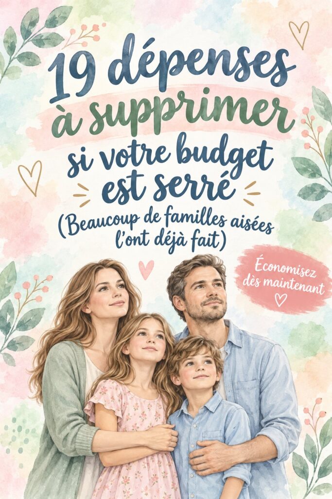 Illustration de factures ménagères pour la gestion budgétaire familiale