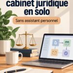 Avocate utilisant un logiciel d'automatisation dans son cabinet d'avocat.