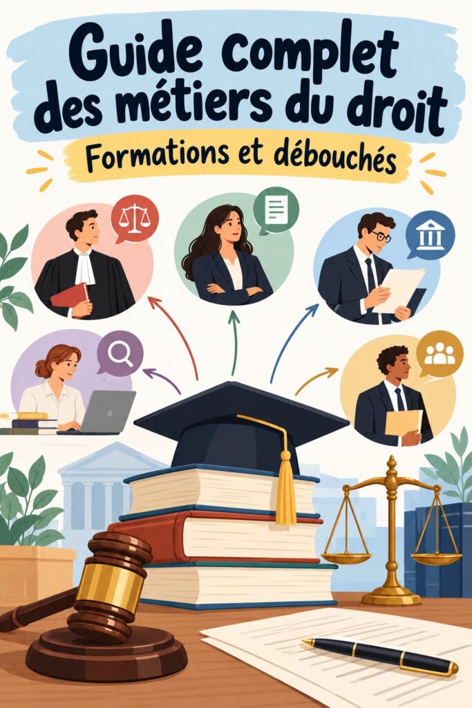Femme lisant un document juridique, symbolisant la carrière en droit.