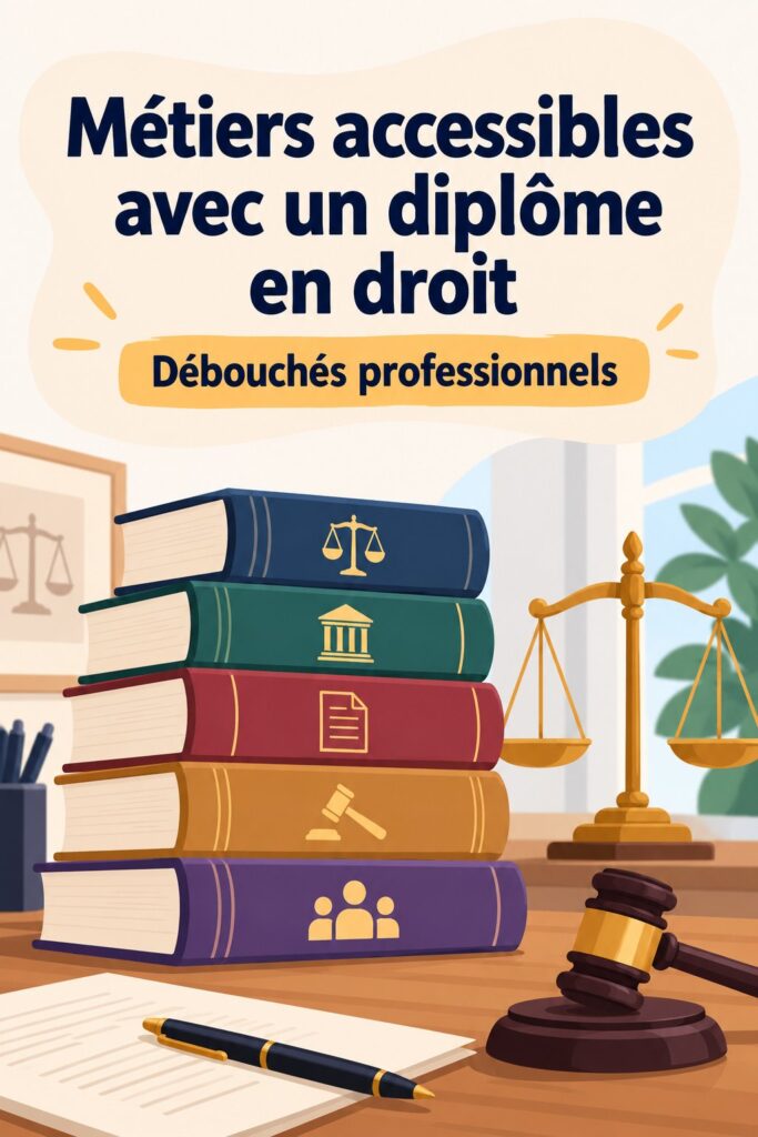 Femme dans un bureau juridique, discutant d'une carrière en droit.