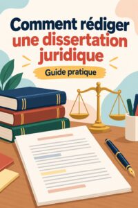 Image illustrant la rédaction d'un essai de droit avec des notes et un ordinateur.