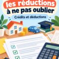Femme examinant des documents fiscaux avec un sourire, prête pour sa déclaration d'impôts.