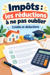 Femme examinant des documents fiscaux avec un sourire, prête pour sa déclaration d'impôts.