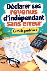 Une femme indépendante examinant ses documents fiscaux pour sa déclaration d'impôts