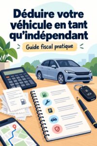 Femme d'affaires examinant les frais liés à son véhicule pour optimiser sa déduction fiscale.