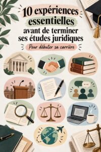 Étudiante en droit examinant des documents juridiques, symbolisant la réussite académique.