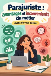 Une parajuriste au travail consultée des documents juridiques dans un bureau.